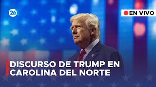 🔴 EN VIVO  TRUMP sigue su campaña en CAROLINA DEL NORTE [upl. by Elihu985]