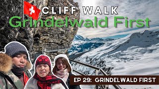 First Cliff Walk Grindelwald Switzerland  Auntie Jea [upl. by Aliekat]