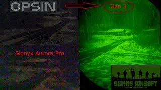 Sionyx OPSIN vs Aurora Pro extreme darkness Test [upl. by Yniar]