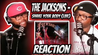 The Jacksons  Shake Your Body Live  REACTION thejacksons reaction trending [upl. by Gabe]