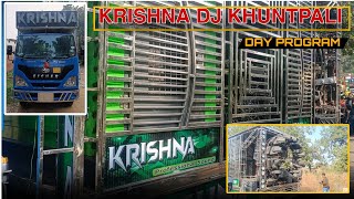 Krishna Dj New Eicher Set Up  1st Day Program  Coming Soon Lion Power Ultra Set Up [upl. by Nahn]