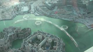 New Burj Dubai Burj Khalifa Lake Fountain HDVideo [upl. by Tiphany]