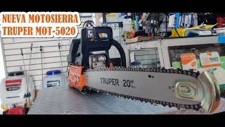 TRUPER MOT5020  NUEVA MOTOSIERRA TRUPER truper [upl. by Sugar]