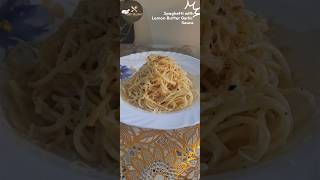 Spaghetti with lemon butter garlic sauce  pasta with lemon butter garlic sauce [upl. by Meng]