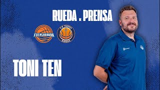 Rueda de prensa Toni Ten  Baloncesto Fuenlabrada VS Grupo Ureta Tizona Burgos [upl. by Aihsiyt]