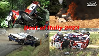 Best of Rally 2023  CRASHES MISTAKES amp SHOWby 206GT Rally Video’s [upl. by Hoy]