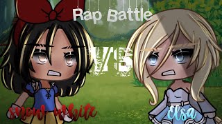 Princess Rap Battle  Snow White vs Elsa  Gacha Life Version  Meme Gacha Life Meme Love Evelyn [upl. by Ardisj]