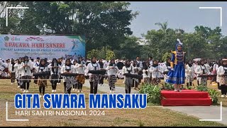 Gita Swara Mansaku  Marching Band MAN 1 Kulon Progo  Hari Santri Nasional 2024 [upl. by Annabela]