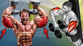 Build Huge Triceps Fastest using Dumbbell Only [upl. by Ylrbmik696]