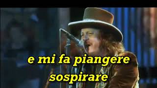 Zucchero Cosi Celeste testo d5 11v9 live [upl. by Nodnarb]