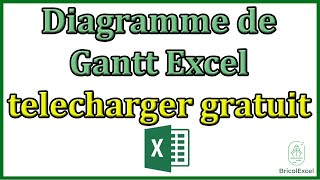 Diagramme de gantt excel telecharger gratuit [upl. by Arrakat]