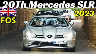 MercedesBenz SLR McLaren 20th Anniversary Hommage at 2023 Goodwood Festival of Speed by SLR Club [upl. by Syd33]