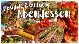 7 GESUNDE ABENDESSEN REZEPTE  Einfache amp Schnelle Ideen mit viel Gemüse Protein VEGGIEVEGAN [upl. by Capon962]