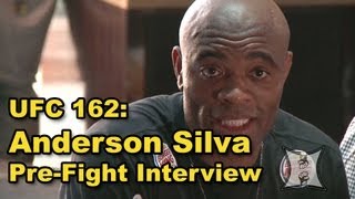 quotBlack Dana Whitequot Anderson Silva on Defending Title Against Weidman Fight Night Bonuses [upl. by Eselrahc530]