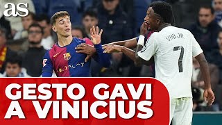 La BURLA de GAVI a VINICIUS RESTREGÁNDOLE el 04 en el CLÁSICO  REAL MADRID VS BARCELONA [upl. by Oelak]