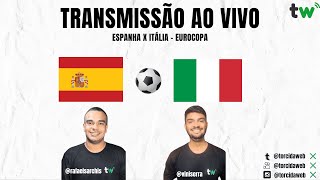 Espanha x Itália AO VIVO  Eurocopa  Torcida Web [upl. by Yelac]