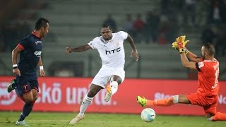 NorthEast United edge out Delhi Dynamos eye ISL semis spot [upl. by Enilav]