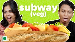 Who Has The Best Veg Subway Order  BuzzFeed India [upl. by Whitson315]