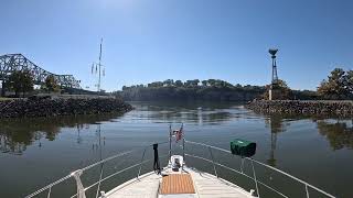 Leaving Florence Marina Captains Mad Skills [upl. by Ellenwahs167]