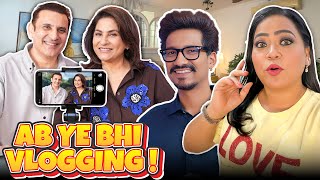 ArchanaPuranSinghOfficial Ne Bhi Vlogging Start Kardi  Bharti Singh  Harsh Limbachiya Gola [upl. by Josy]