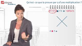 Comment effectuer une multiplication avec la preuve par 9 [upl. by Eillim]