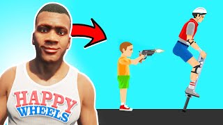 Playing GTA 5 in HAPPY WHEELS [upl. by Nelrac308]