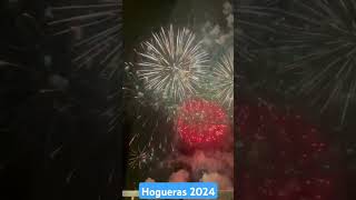 Hogueras de Alicante 2024  Fuegos artificiales [upl. by Aelanej]