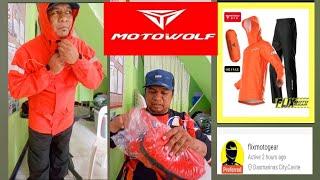 Motowolf Raincoat V3 Unboxing  Impression ll Solid Talaga [upl. by Ocnarfnaig]