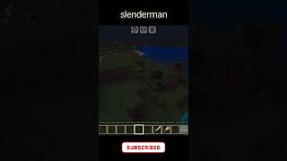 Minecraft short video the slenderman gaming shortfeed minecraft shorts [upl. by Mahgirb]