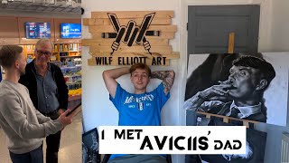 I gave my artwork to AVICII’s dad STRESSFUL [upl. by Ginny166]