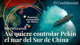 Islas artificiales y aeropuertos el plan de Pekín para controlar el Mar del Sur de China [upl. by Rotow]