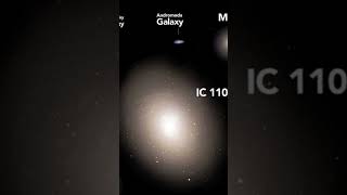 IC1101 vs newly discovered even bigger galaxies size comparison cosmology astronomy spaceedit [upl. by Ynnavoeg]