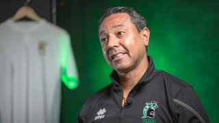 Interview with Blyth Spartans Manager Nobby Solano [upl. by Rebmak755]