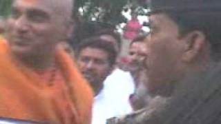 Swami Sri Avdheshanand Giriji at Haridwar Hardwar Juna akhada Kumbhmela [upl. by Nolyag]