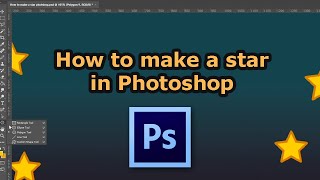 Adobe Photoshop How to Make a star [upl. by Cynarra139]