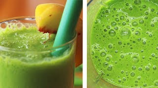 4 Green Smoothie Recipes That Actually Taste Great  Weight Loss Smoothies [upl. by Lehman670]