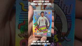 MATCH ATTAX 2025 VINTAGE VIBES COMPLETE SET topps matchattax ronaldo messi shorts [upl. by Namia]