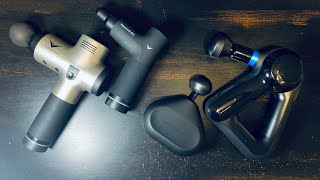 Hypervolt Go vs Theragun Mini  travel massage gun comparison [upl. by Berlyn834]