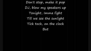 10prestige Kesha tick tock lyrics [upl. by Skipp]