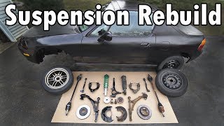 How to Rebuild the Entire Front Suspension in your Car or Truck [upl. by Oira994]