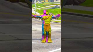 PINK SPIDERMAN AND HULK VS VENOM ABOMINATION AND THANOS FIGHT 6 shorts [upl. by Veejar]