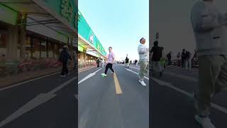 Drift board for street travel fitness travel beginner tutorial drift board sports running 26 [upl. by Otrebmal311]