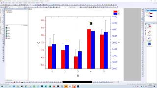 Plotting double Y axis graph  OriginPro 2018 [upl. by Yahs]