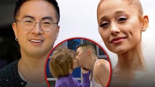 Bowen Yang Apologizes to Ariana Grande for SNL Kiss Mishap [upl. by Kroo]