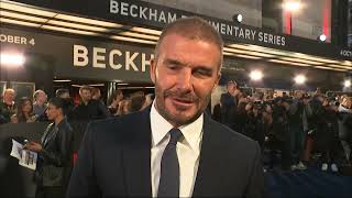 David Beckham Interview  October 3rd 2023  New Documentary Series on the Life of the Beckhams [upl. by Tildy]