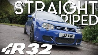 Crazy StraightPiped Golf R32 [upl. by Tihom]