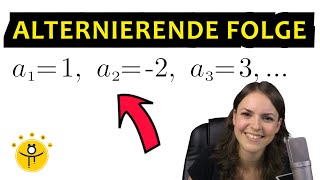 Alternierende FOLGE – explizite Formel aufstellen Beispiel [upl. by Adnilasor167]