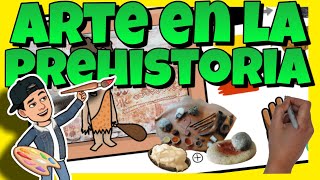 🐵 El ARTE en la PREHISTORIA para NIÑOS [upl. by Barny]