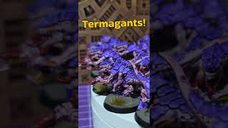 Tabletop ready Termagants for the Space Marine Board Game spacemarines tyranids warhammer [upl. by Eelahs]