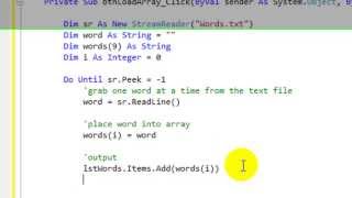 How to transfer data from a text file into an array [upl. by Jan]